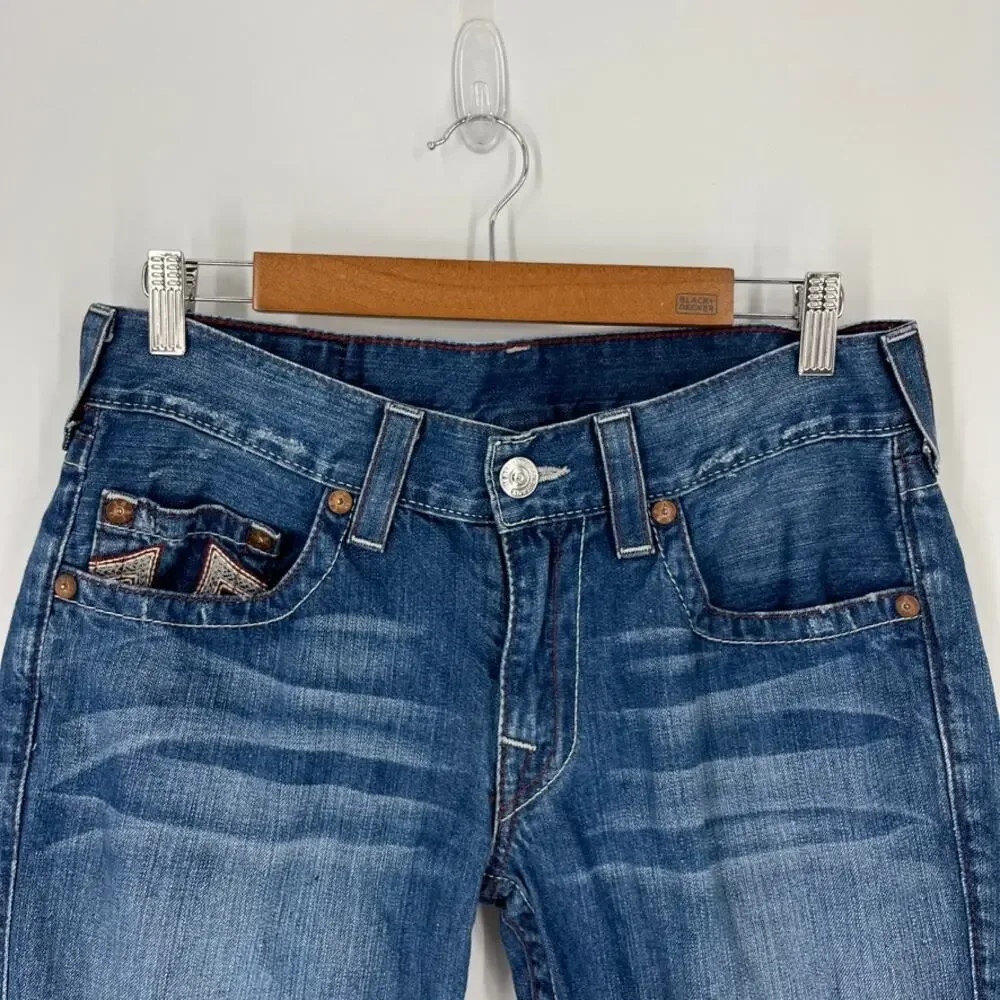 Vintage Mens True Religion Jeans Horseshoe 31 x 29 USA Straight